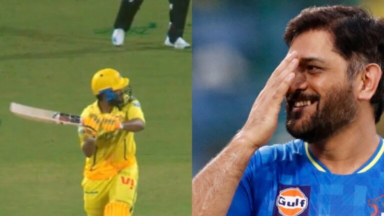 Urvil Patel pays tribute to MS Dhoni in Chepauk, Cummins helicopters outside the country