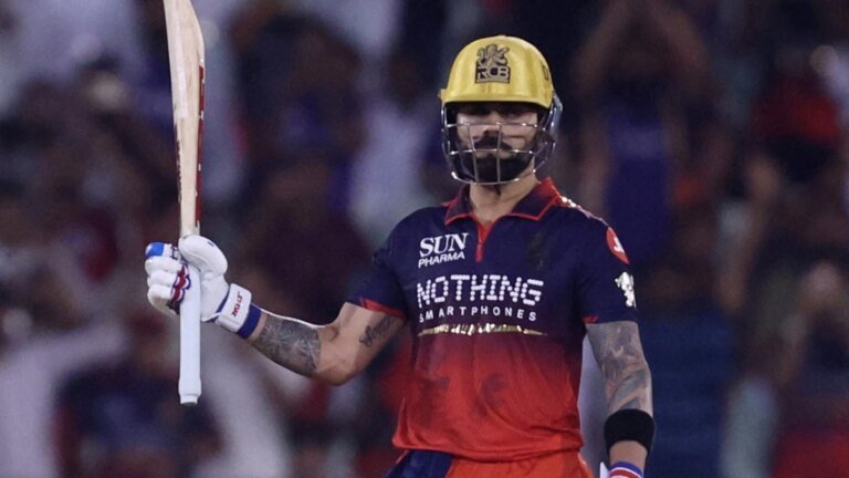 Virat Kohli roars back in landmark encounter to damage Kolkata’s playoff hopes