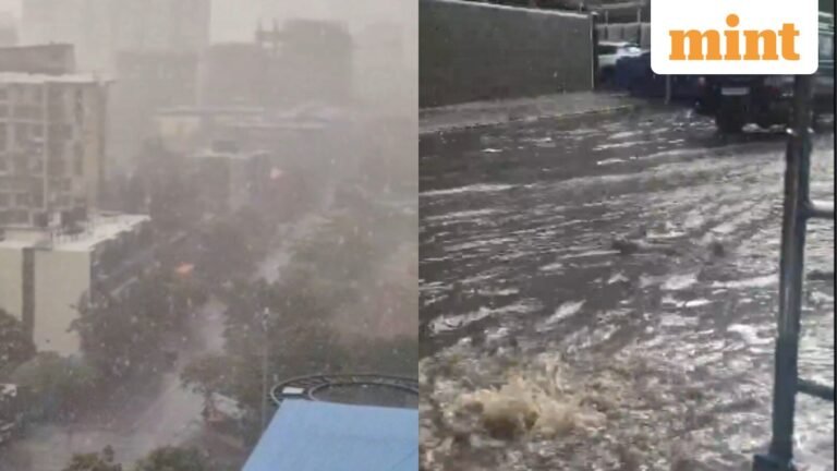 Rains begin in Mumbai: Heavy rainfall brings relief and disruption as netizens complain of waterlogging | Today’s news