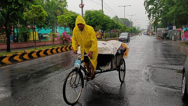 A lone station in ASR district receives 107.5 mm rainfall, light showers at other AP locations