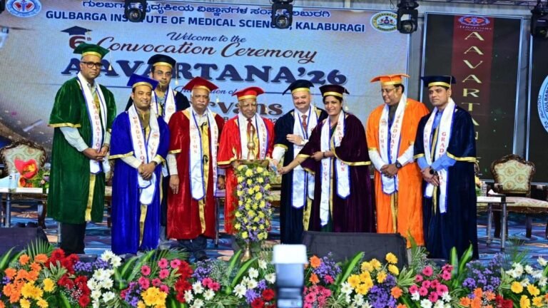 156 MBBS students awarded degrees at Gulbarga Institute of Medical Sciences Graduation