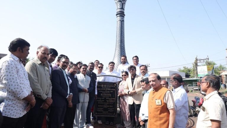 Rotary Club beautifies Bidri Circle, Bidri Drive to showcase the city’s heritage