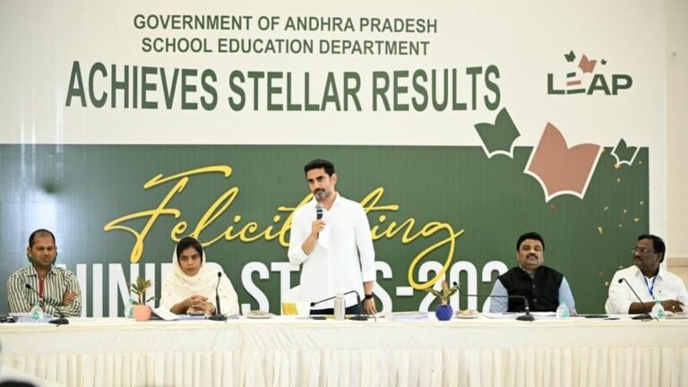 Andhra Pradesh aims to be a model with best education practices, says Lokesh
