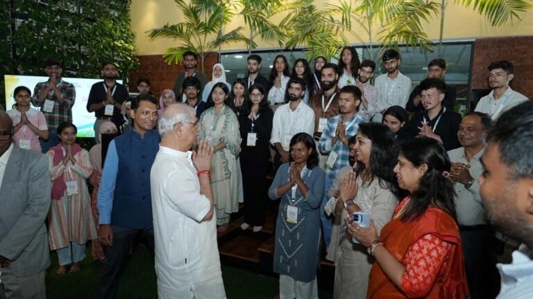 Governor praises Kerala’s development achievements before Yuva Sangam delegates