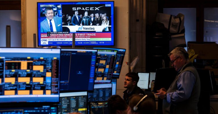 SpaceX shares surge 11% in biggest IPO yet