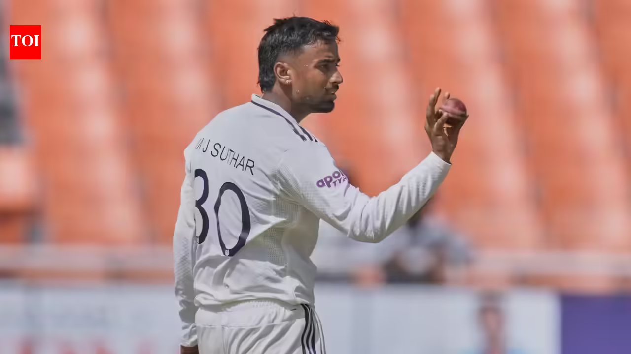 ‘Test cricket is about patience’: Manav Suthar capped dream debut with ‘Player of the Match’ award and record win for India