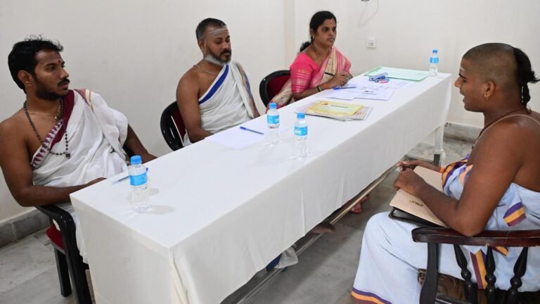 Andhra Pradesh Vedic Recruitment viva voice tests are starting