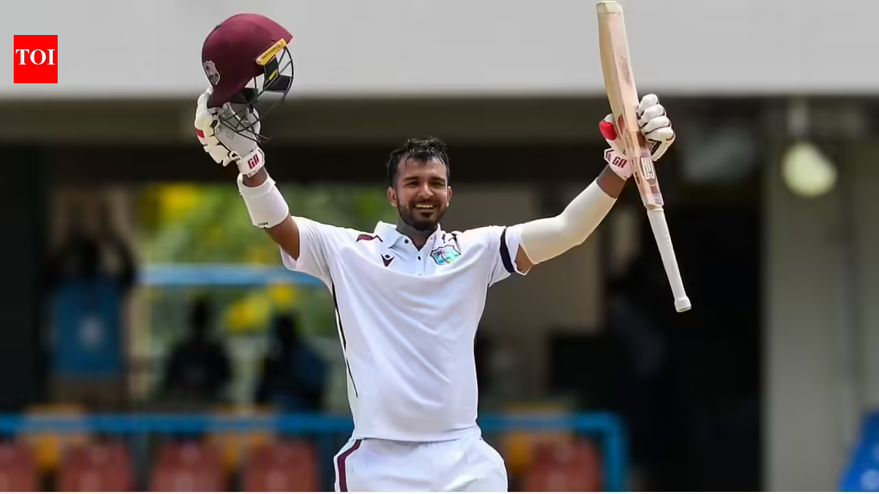 In the company of Brian Lara and Chris Gayle: Amir Jangoo becomes only the third West Indies batsman…