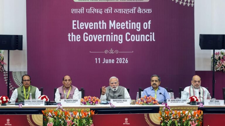 India continues to move forward on its growth trajectory amid global uncertainty: PM Modi at NITI Aayog meeting