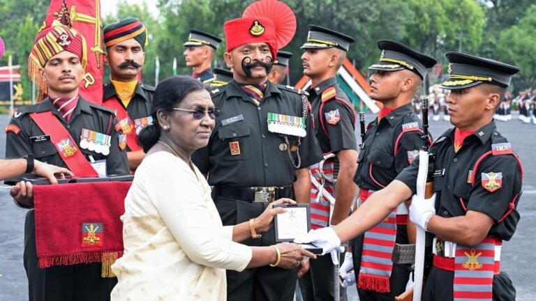 President Murmu evaluates the IMA parade and hails the induction of female cadets as a historical milestone