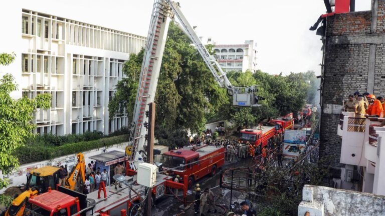 Lucknow building fire: A mother’s plea, a colleague’s emergency call to capture the horror