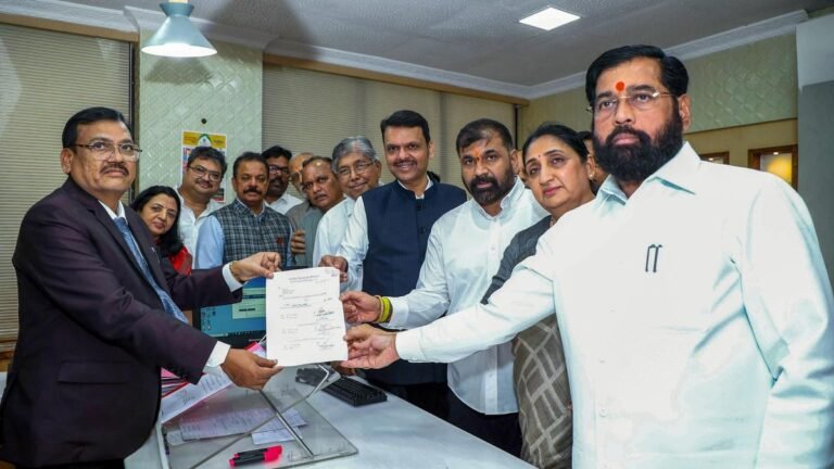 Sachin Ahir of the Shiv Sena (UBT) joined the Shinde faction and submitted his nomination for the Deputy Speaker of the Maharashtra Legislative Council