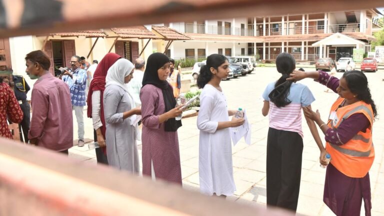 The NEET-UG re-test went smoothly in Kerala