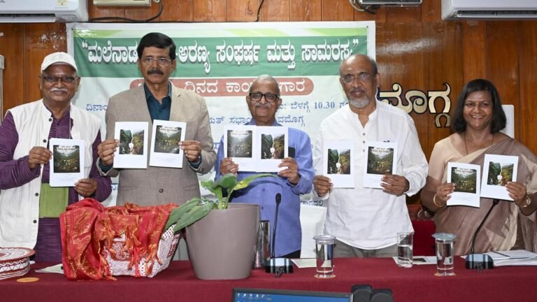 Retired IFS officer: People displaced by Sharavathi project still fight to own land they were cultivating