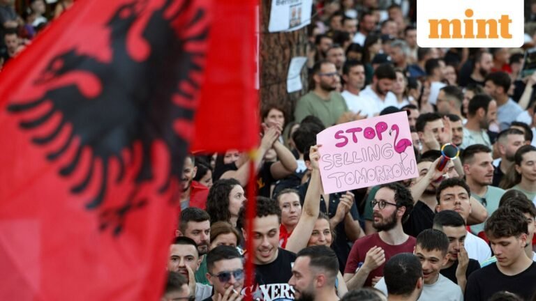 ‘Albania is not for sale’: Thousands protest against Trump son-in-law Jared Kushner’s planned luxury resort near Eco | Today’s news