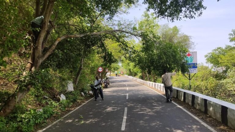 State Highways is rehabilitating the damaged Yelagiri Hills Road