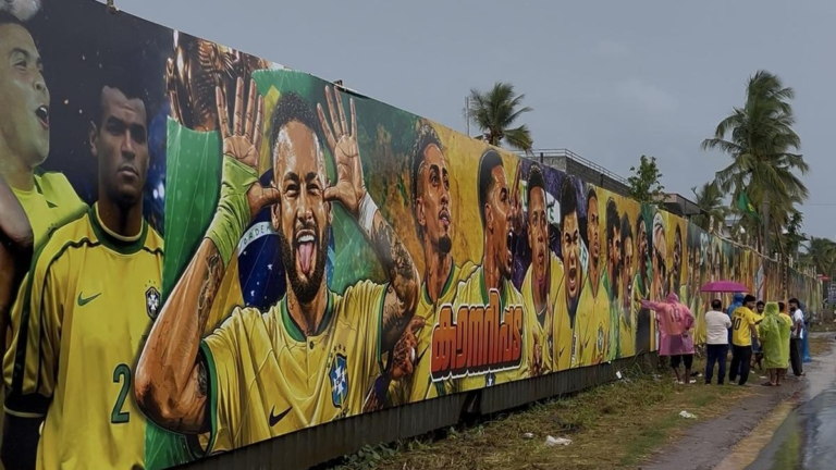 In Malappuram, the rivalry between Argentina and Brazil fans is measured in feet, not goals