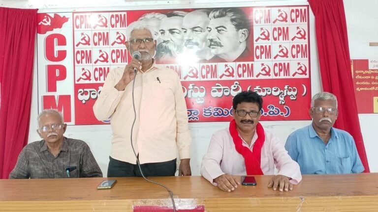 NDA govt forgot poll promises for Srikakulam farmers, says CPI(M)