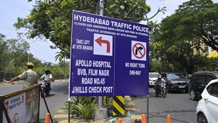 Traffic diversions announced around Jubilee Hills for H-CITI flyover, underpass work