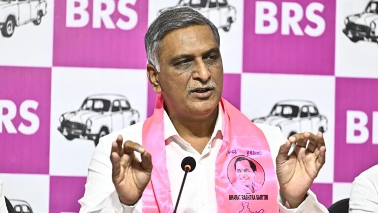 Harish demands clarity from CM on water talks in three states