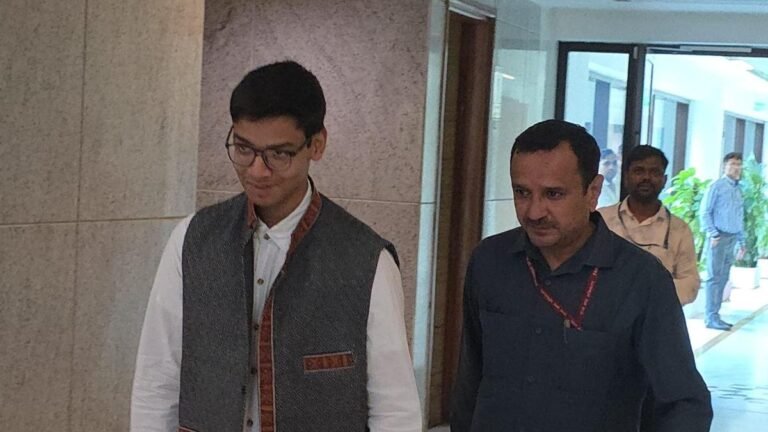 Sarthak Sidhant raised the irregularities in the CBSE OSM tender before a parliamentary panel
