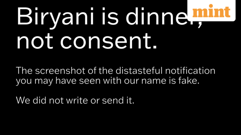 ‘Biryani is dinner, disagree’: Zomato breaks silence on ‘₹370’ viral image | Today’s news
