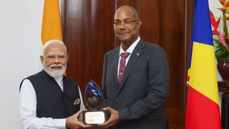 PM Modi awarded highest honor to Seychelles for environmental protection: ‘Guardian of the Blue Horizon’ | Today’s news