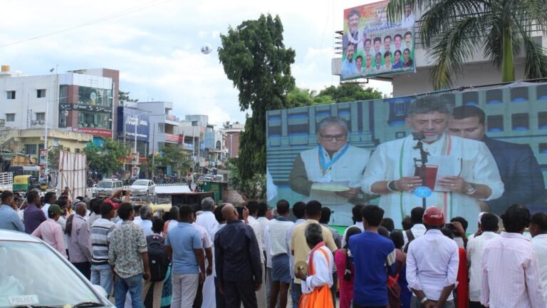 With DK Shivakumar sworn in as CM, Kanakapura celebrates one of its own