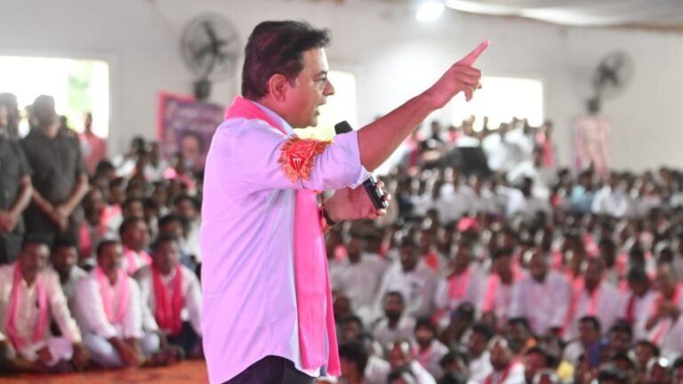 KTR claims Congress is grabbing ground