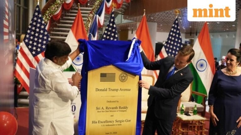 Trump thanks India as Hyderabad renames road near US consulate Donald Trump Avenue: Details here | Today’s news