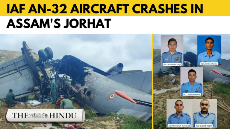Watch: IAF AN-32 plane crashes in Assam’s Jorhat