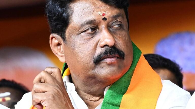 BJP protests minister Nirmalkumar’s remark on governor’s appointment; demands an apology