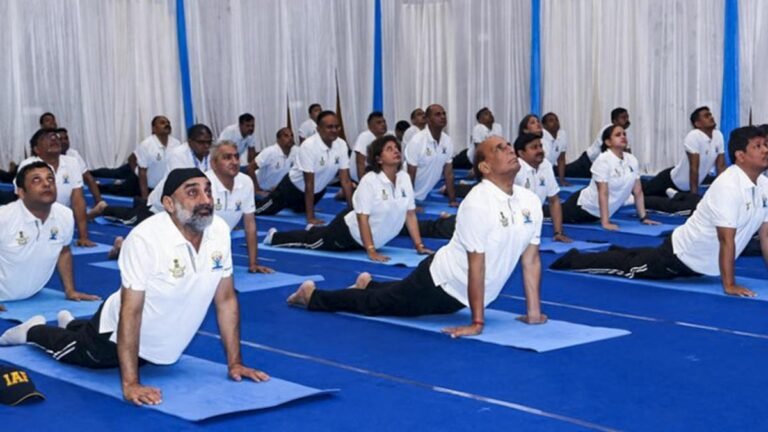 From Shillong to the sea: Armed forces celebrate International Yoga Day across India