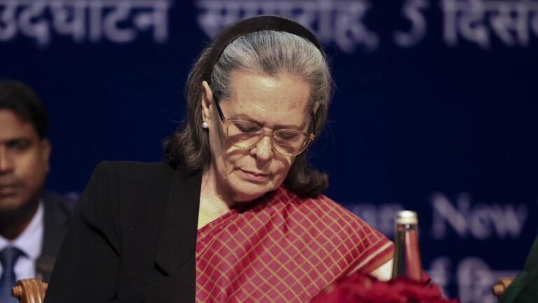 Sonia Gandhi hits out at Modi government’s ‘stone silence’ on Gaza ‘genocide’
