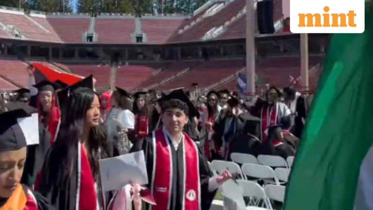 Google CEO and Stanford graduate Sundar Pichai faces student protests at university commencement ceremony | Video | Today’s news