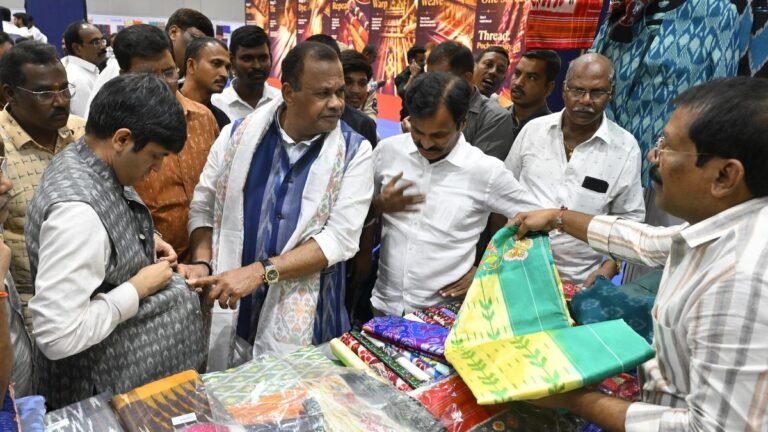 Thread by thread, Pochampally weavers bring a living tradition to Hyderabad