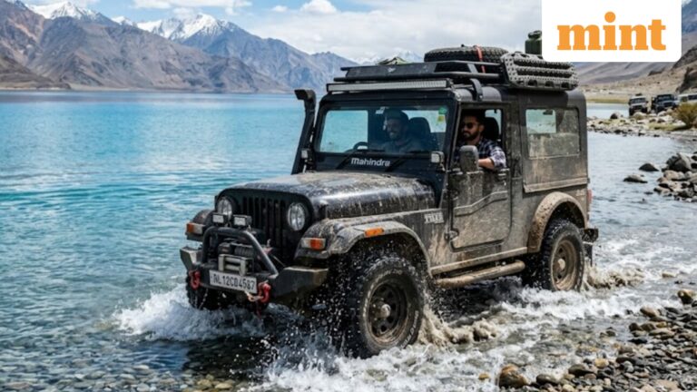 Ladakh fines tourists 2 lakh for illegal off-roading in Pangong Lake Wildlife Sanctuary | Today’s news
