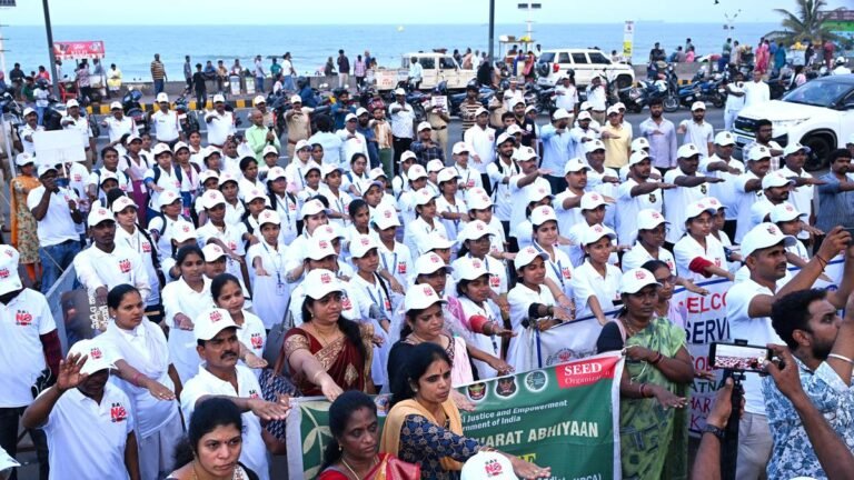 He urged citizens to join the effort for a happier, drug-free Visakhapatnam