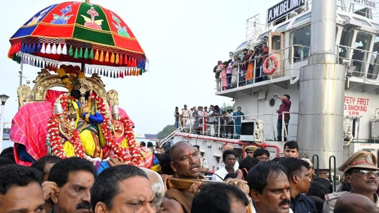 1500 devotees participate in the annual Teppotsavam festival in Visakhapatnam