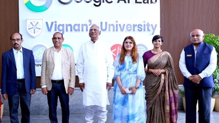 A Google AI lab was inaugurated at Vignan’s University in AP