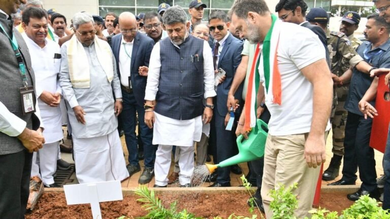 15 lakh saplings planted in Bengaluru on the occasion of Kempe Gowda Jayanti