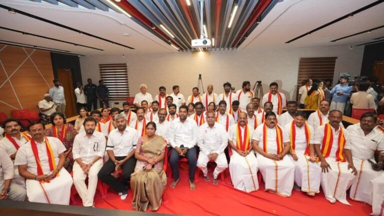 Four former AIADMK ministers join TVK amid fresh wave of defections