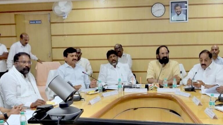Ministers review ongoing projects in erstwhile Khammam