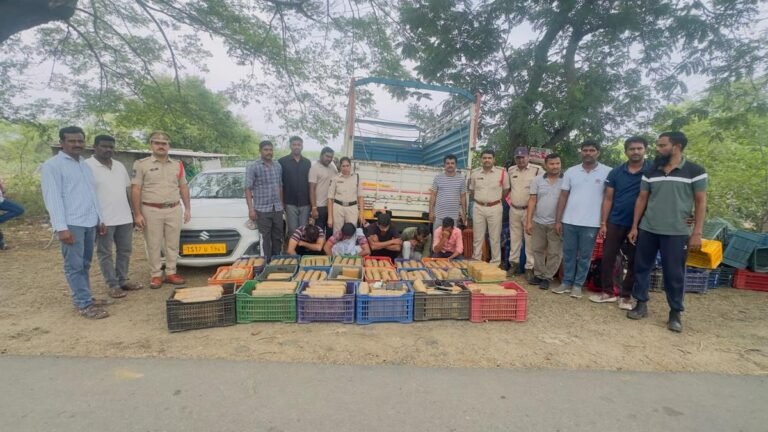 Telangana’s EAGLE Force busts interstate marijuana rackets, five held with ₹1 million worth of ganja