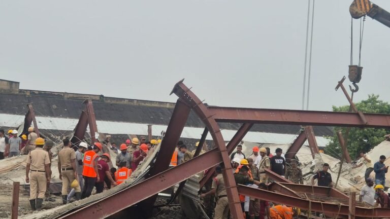 Under-construction warehouse collapse in Kolkata LIVE: Five dead, several injured in Taratala accident; rescue efforts at
