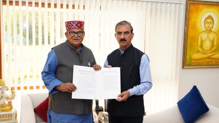 Himachal should get 7.19% share in Chandigarh: Sukhu