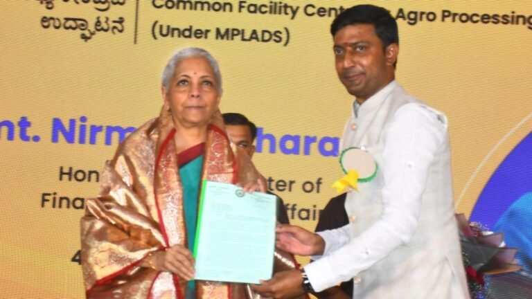 MLA urges Sitharaman to set up SEZ in Gurmitkal