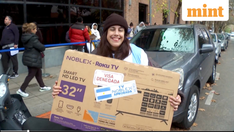 Watch: Argentina fans who missed out on US visas get free TVs for 2026 World Cup | Today’s news