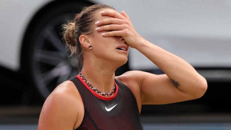Aryna Sabalenka was rocking a bagel and falling into a nightmare of defeat before Wimbledon