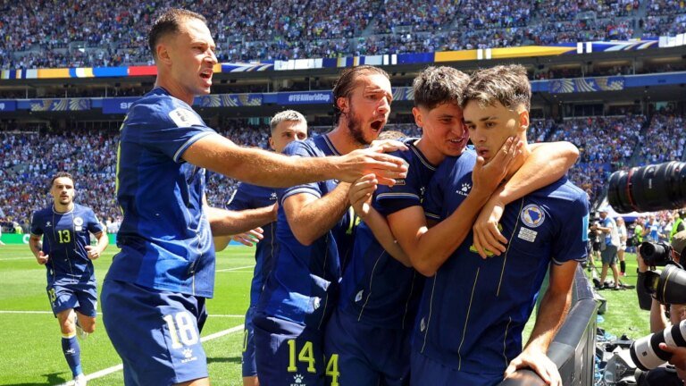 Bosnia knocked Qatar out of the World Cup with a 3-1 win to keep their hopes of elimination alive